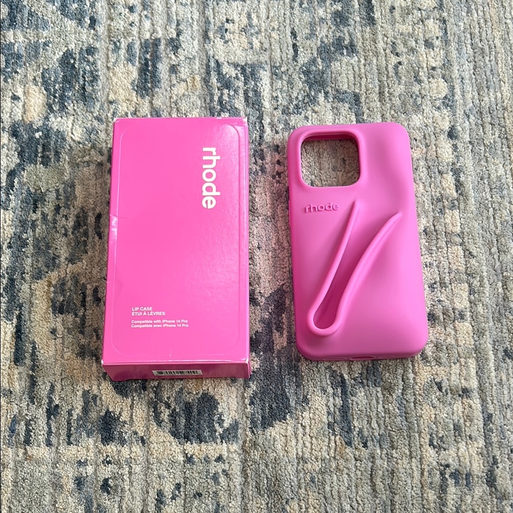 RHODE Pink Phone Case SHORTCAKE